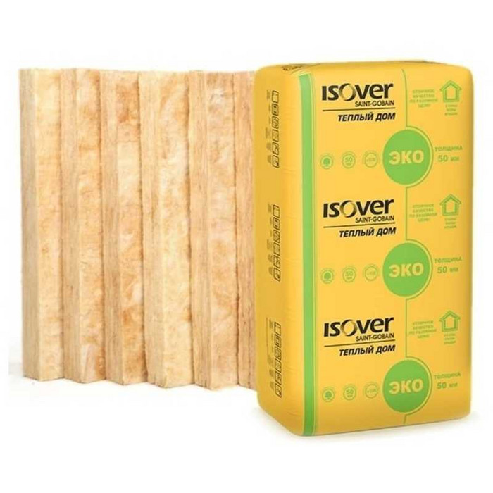 Утеплитель Isover Изовер Тёплый Дом Плита 50х610х1170 в Ульяновке